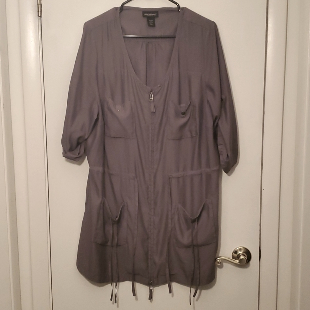 Drawstring top